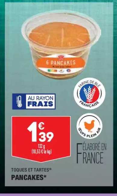 pancakes toques et tartes