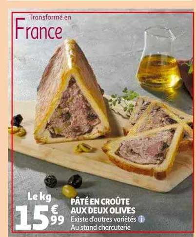 pâté en croûte aux deux olives