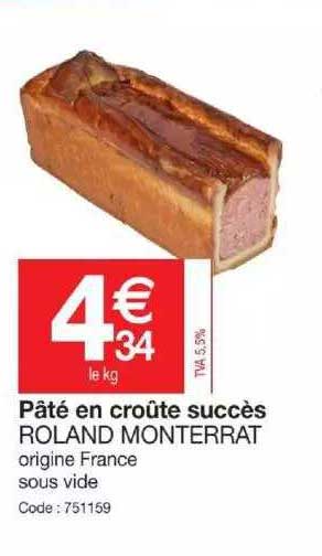 pâté en croûte succès roland monterrat