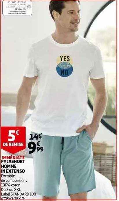 pyjashort homme in extenso