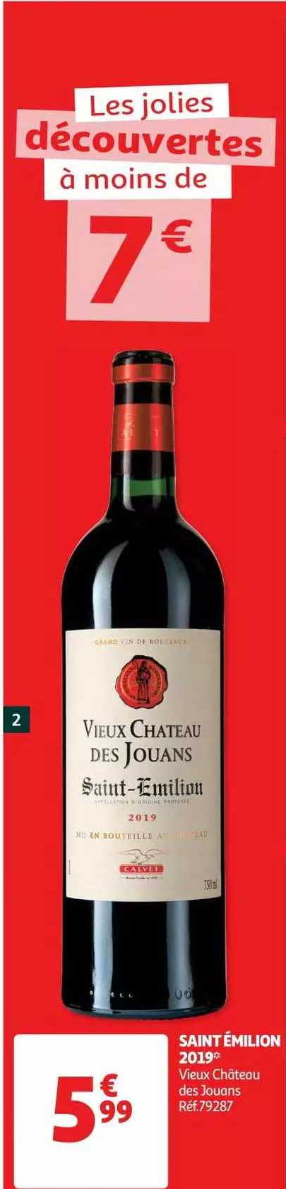 saint émilion 2019 vieux château des jouans