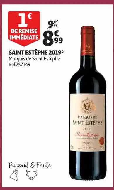 saint estèphe 2019 marquis de saint estèphe