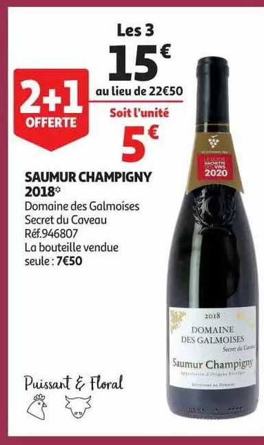 saumur champigny 2018 domaine des galmoises secret du caveau