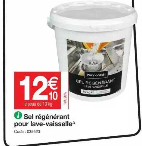 sel régénérant pour lave-vaisselle