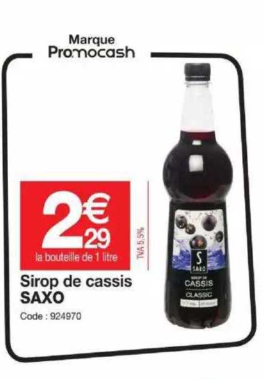 Sirop De Cassis Saxo