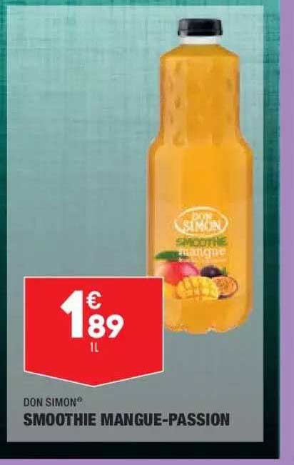 smoothie mangue-passion don simon