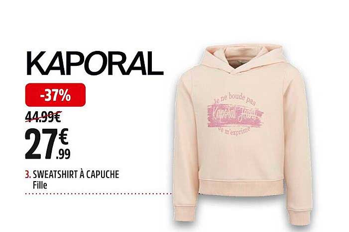 Sweatshirt à Capuche Fille