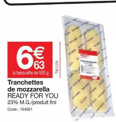 Tranchettes De Mozzarella Ready For You