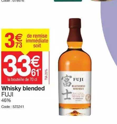 whisky blended fuji