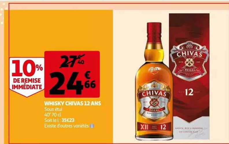 whisky chivas 12 ans