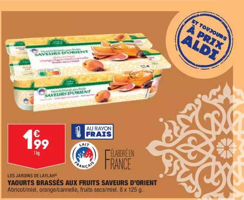 yaourts brassés aux fruits saveurs d'orient les jardins de laylah