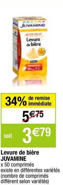 levure de bière juvamine