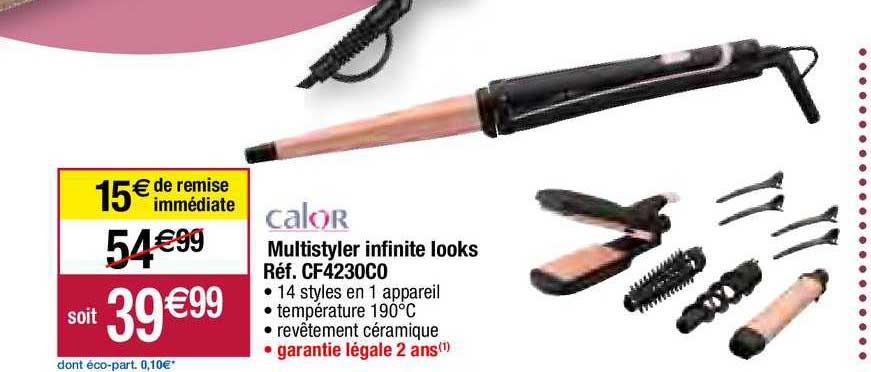 multistyler infinite looks calor