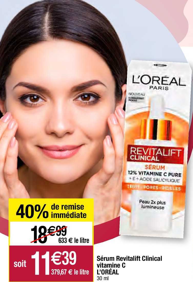 sérum revitalift clinical vitamine c l'oréal