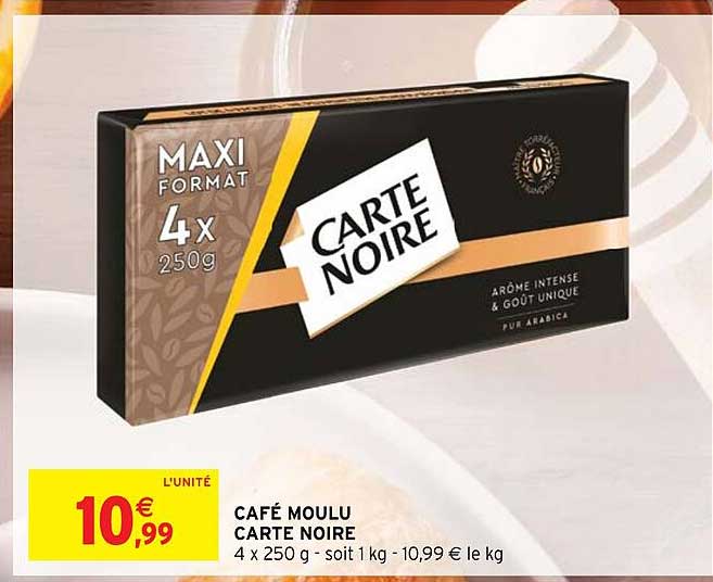 Café Moulu Carte Noire
