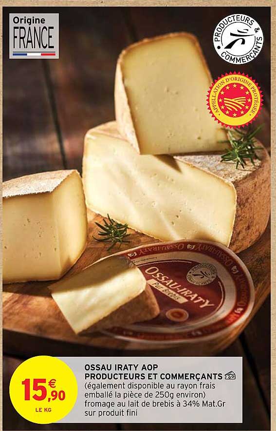 ossau iraty aop producteurs et commerçants