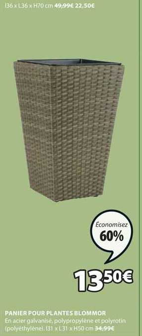 panier pour plantes blommor