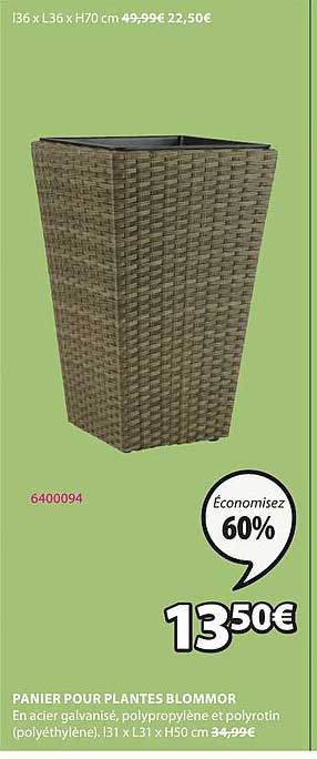 panier pour plantes blommor