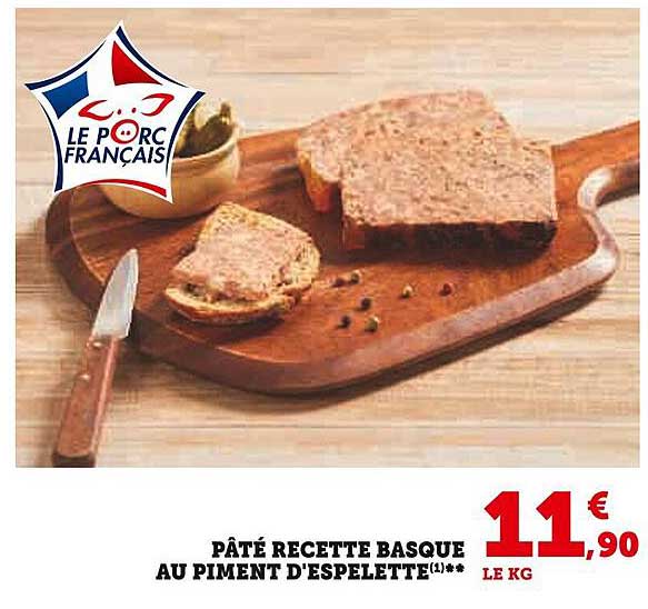 pâté recette basque au piment d'espelette