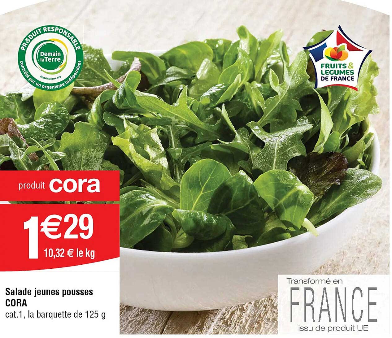 salade jeunes pousses cora