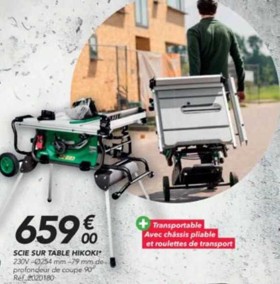 scie sur table hikoki