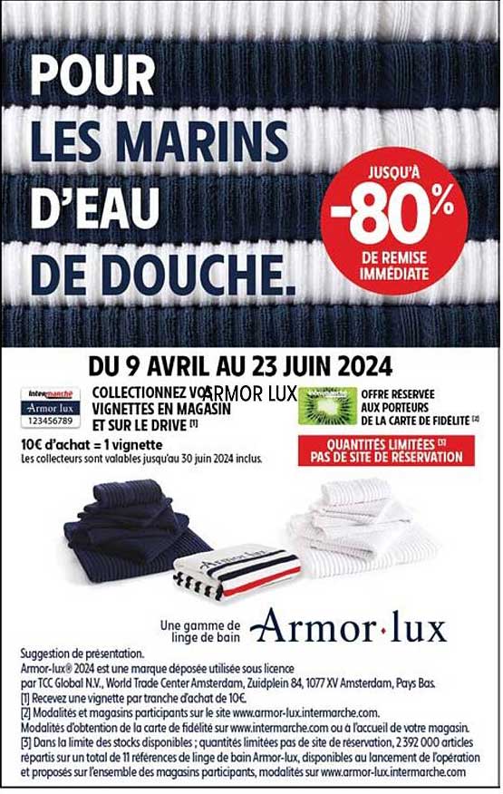 une gamme de linge de bain armor-lux