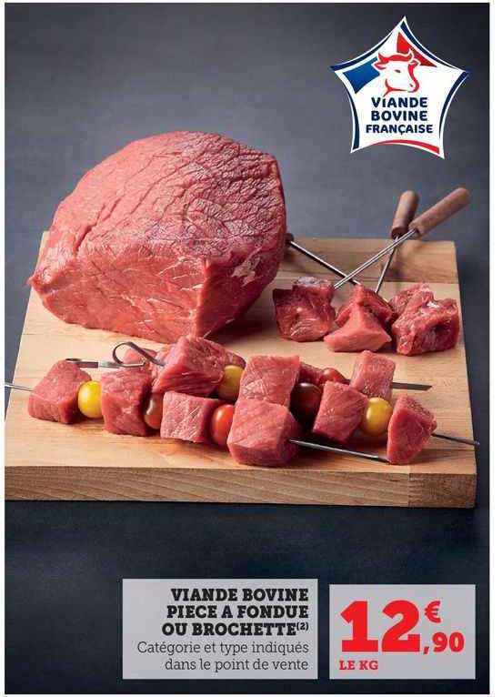 Viande Bovine Pièce à Fondue Ou Brochette