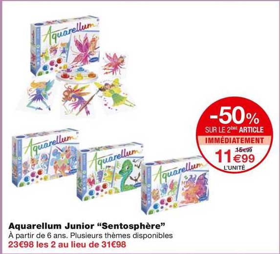 Aquarellum Junior "sentosphère"