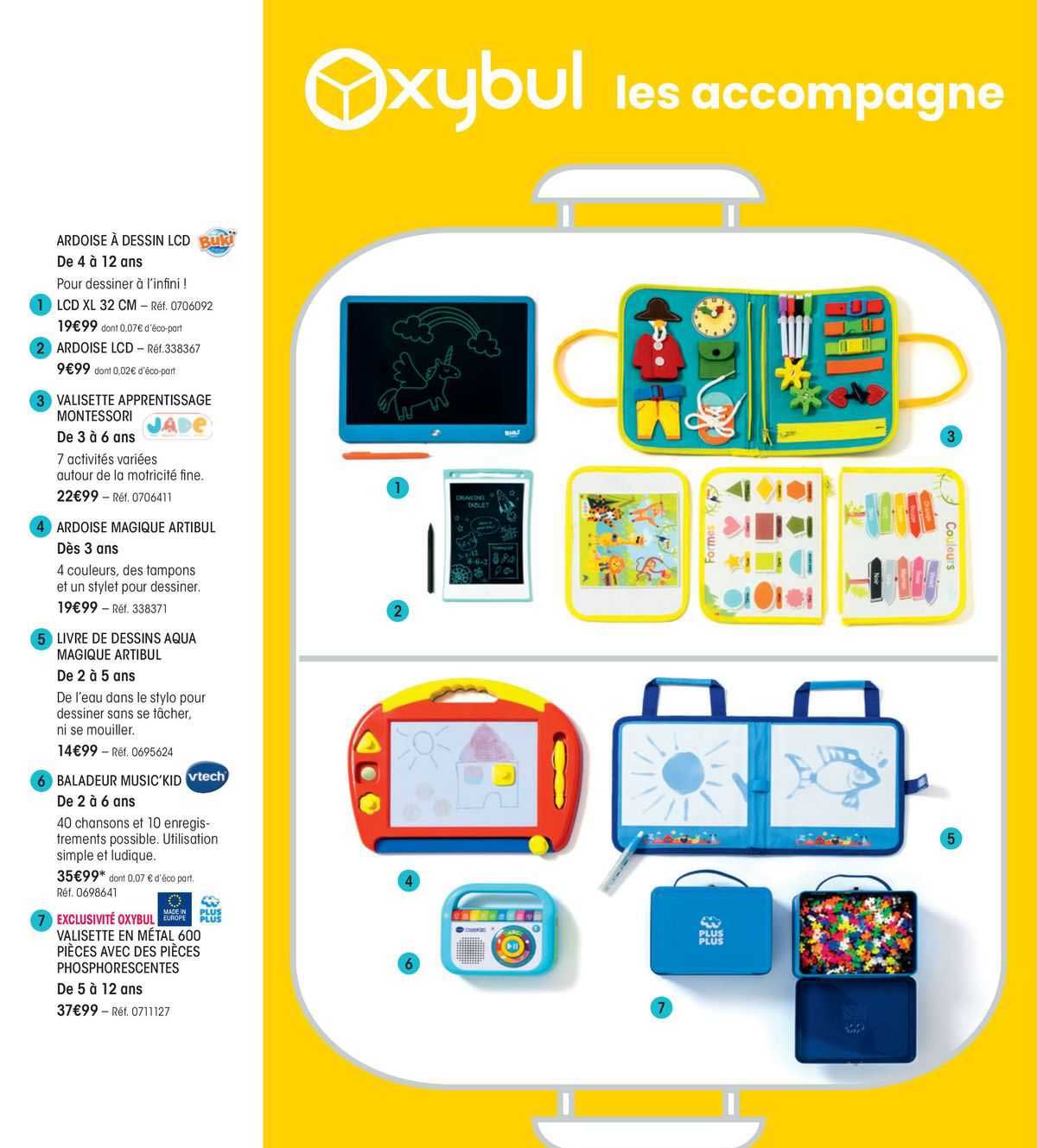 ardoise à dessin lcd buki