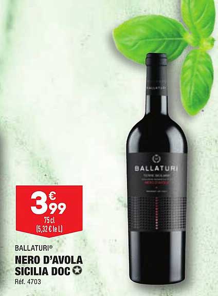 ballaturi nero d'avola sicilia doc