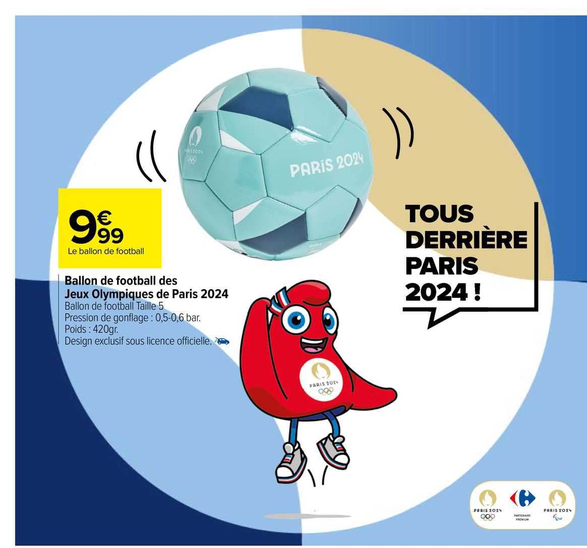 Ballon De Football Des Jeux Olympiques De Paris 2024