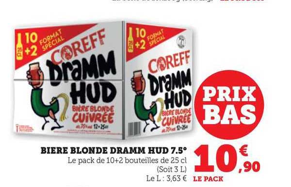 bière blonde dramm hud 7.5°