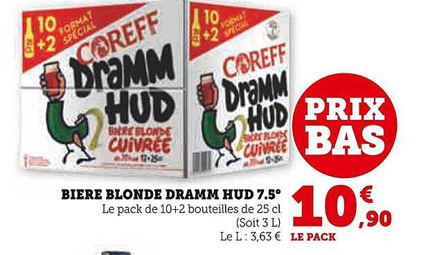 bière blonde dramm hud 7.5°