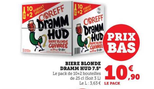 bière blonde dramm hud 7.5°