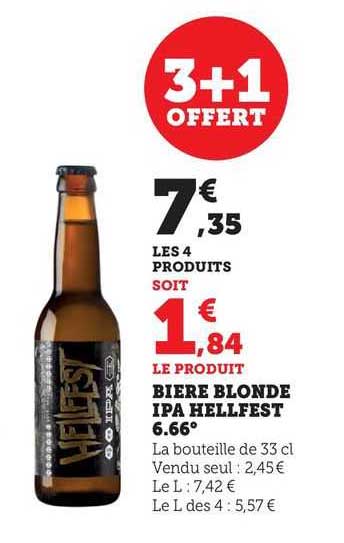 bière blonde ipa hellfest 6.66°