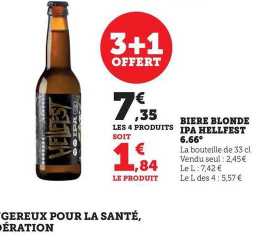bière blonde ipa hellfest 6.66°