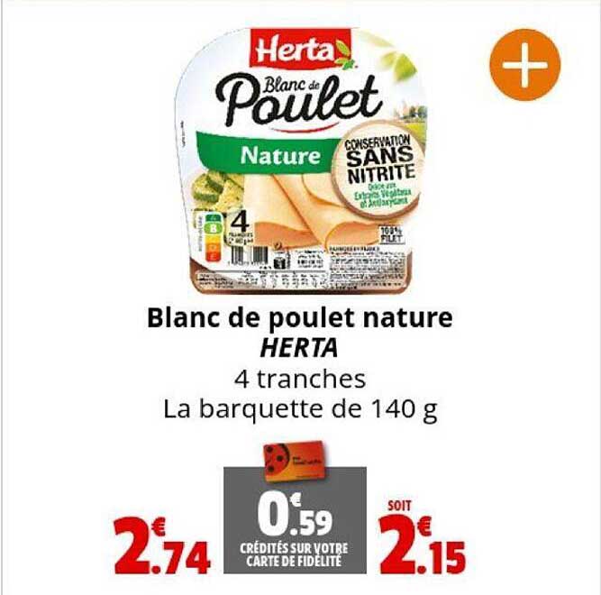 Blanc De Poulet Nature Herta