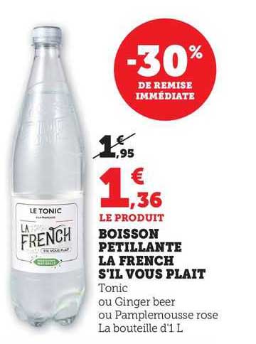 boisson pétillante la french s'il vous plait