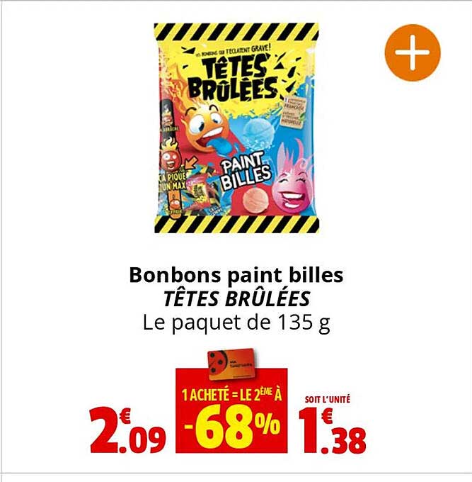 bonbons paint billes têtes brûlées