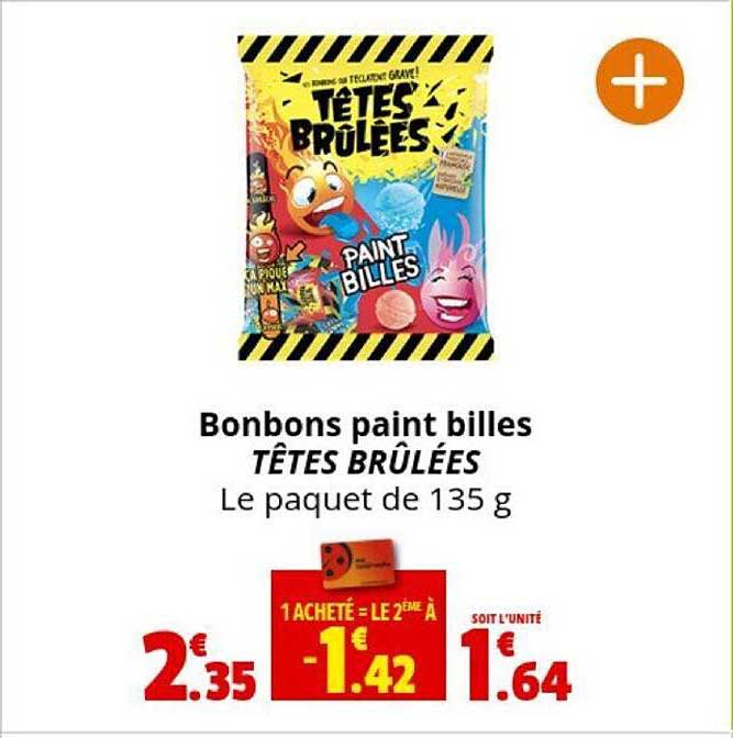 bonbons paint billes têtes brûlées