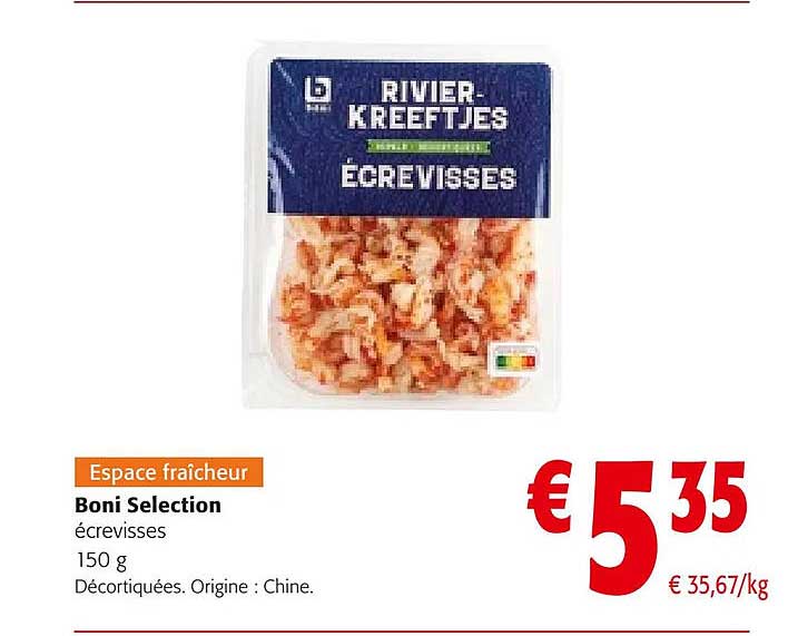 boni selection écrevisses