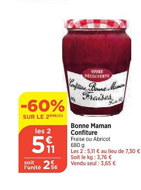 bonne maman confiture