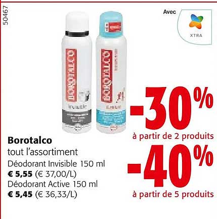 borotalco tout l'assortiment