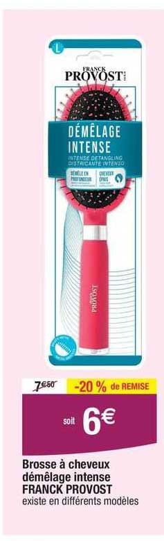 brosse à cheveux démèlage intense frank provost