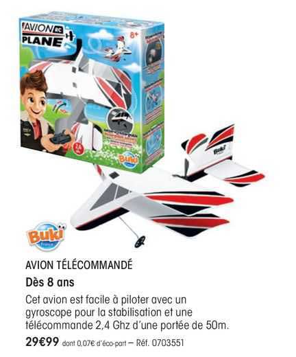 buki avion télécommandé