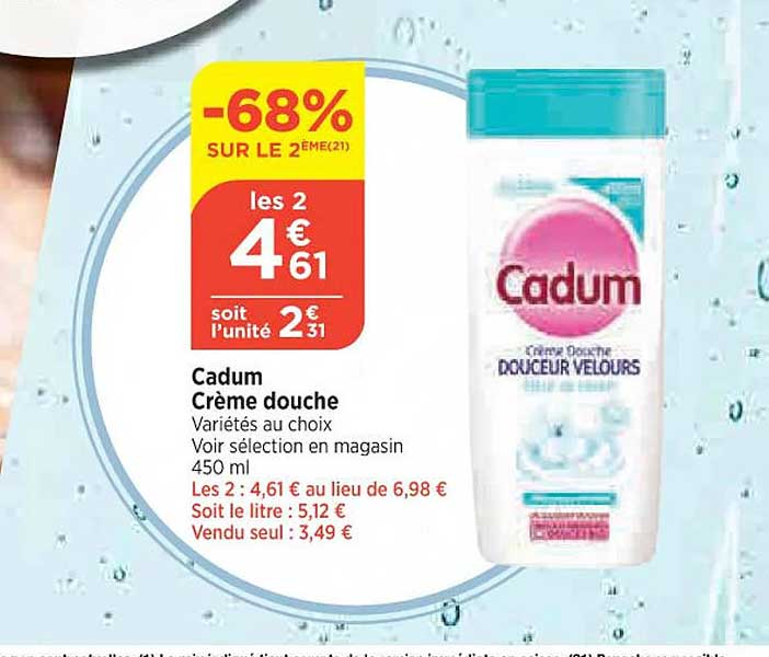 Cadum Crème Douche