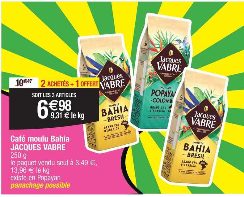café moulu bahia jacques vabre