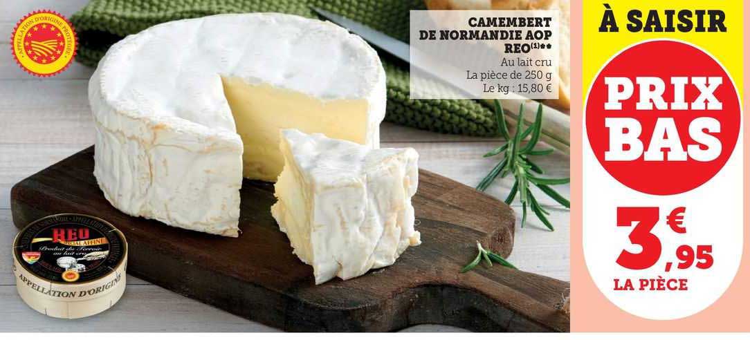 Camembert De Normandie Aop Reo