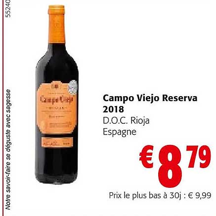 campo viejo reserva 2018