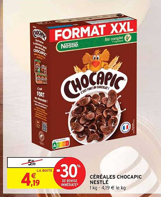 Céréales Chocapic Nestlé